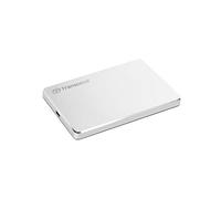 Transcend StoreJet 25C3S 1TB Portable Hard Drive, 5Gbps Ultra-Slim Aluminum, Includes C-to-C & C-to-A Cables -TS1TSJ25C3S