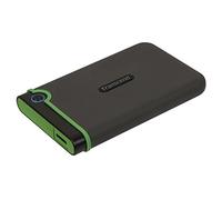 Transcend StoreJet 25M3 1TB Rugged Portable Hard Drive, Military Grade Shockproof, USB-A 3.1 Portable HDD for PC, Mac & Laptop, Iron Gray TS1TSJ25M3S