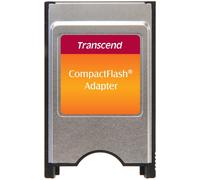 Transcend TS0MCF2PC PCMCIA ATA Adapter for CompactFlash Card - Silver/Black 1 Pa