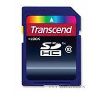 TRANSCEND TS16GSDHC10 Flash Memory Card, SDHC, Class 10, 16 GB