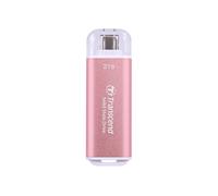 Transcend Portable SSD ESD300P 2TB USB Type-C 10Gbps PS4/PS5 Compatible Pink - TS2TESD300P