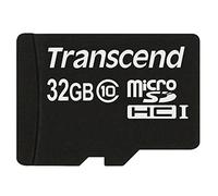 Transcend TS32GUSDHC10 32GB microSDXC/SDHC Class 10 (Premium) with Adapter, Black