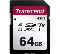 Transcend TS64GSDC420T SD Card 64GB v30 Video Speed Class