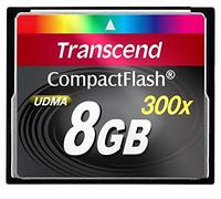 Transcend TS8GCF300 8GB 300x Compact Flash Card
