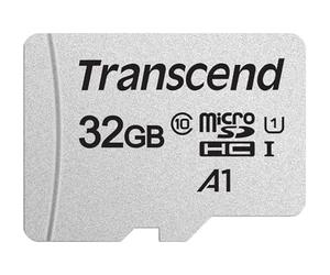 Transcend USD300S 32GB microSDHC Class 10 U1 A1 Memory Card without SD Adapter, for Nintendo Switch & Tablets TS32GUSD300S