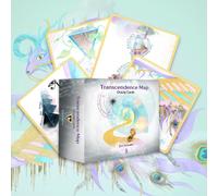 Transcendence Map Oracle : Alchemical Cartography for Remembrance and Navigation (46 Full-Color Cards and 112-Page Full-Color Guidebook)