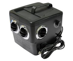 Transcool Evaporative Air Cooling Fan Black 12V/24V/240V (4 Vent Portable Home Spot Cooler)