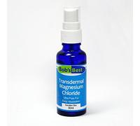 Transdermal Magnesium Chloride - 15% Solution for Sensitive Skin - 30ml Spray - Handy Travel Size