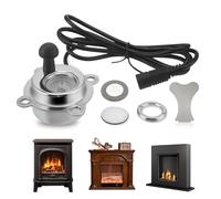 Transducer Compatible with Dimplex Opti-Myst, RM-1220 Electric Fire Transducer Glass Disk Heater Dimplex M-011B M011B, Opti-Myst Heater Glass Disk Transducer with Spare Discs ＆ Removal Tool (1)