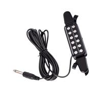 Transducer Guitar Soundhole Volume Tone Tuner 12 Hole Acoustic Guitar Pickup Sound Acoustic Transducer Amplifier Parts & Accessories Musical Instrument Accessories