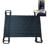 Transfer Blanket With Handle Bed Positioning Pad And Shoulder Strap Reusable And Washable Patient Lifting Device For Lifting Turning Sliding Moving Suitable For Nursing Staff Home Assistance