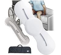 Transfer Board, Patient Slip Assist Device, Designed with 360 ° Rotation Suitable for Elderly and Disabled People(White)