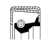 Transfer Case Shaft Seal 60mm Inner Diameter Fits MAN VOLVO CASE IH ZF CORTECO