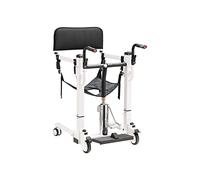 Transfer Chair Patient Lift for Home, Portable Lifter W/Hole Sling Cushion, Four Wheel Brake, for Nursing Paralyzed Elderly