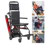 Transfer Chair WheelElectric Climbing Stair Trolley Electric Climbing Stair Trolley,Stair Lifts for The Elderly,Folding Electric Elderly Stair Lift Chair,for Elderly Patient A