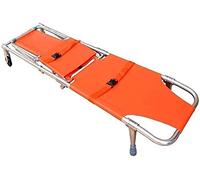Transfer Chair WheelPatient Lift Portable Emergency Rescue Folding Aluminum Stretcher Evacuation Stair Ambulance Firefighter Stretcher with 2 Support. 1128