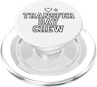 Transfer Day Crew Wake Pray Transfer Day IVF Support Day PopSockets PopGrip for MagSafe