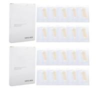 Transfer Eyebrow Skin Sticker Silicone Material Disposable Practice Makeup Brow Transfer Stickers for Beauty Salon Beginners 20PCS Light Skin Color