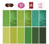 Transfer Ink Sheets for Heat Press Machine, Solid Color Transfer Paper Sublimation for Cricut Mug Press,4.5"x12" Glitter Pre-Inked Sublimation Paper for T-Shirts Cup Coasters Mug