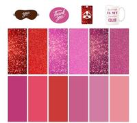 Transfer Ink Sheets for Heat Press Machine, Solid Color Transfer Paper Sublimation for Cricut Mug Press,4.5"x12" Glitter Pre-Inked Sublimation Paper for T-Shirts Cup Coasters Mug