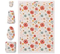 Transfer Paper For Clay, Underglazing Transfers, Floral Pottery Clay Decals, Rustic Handmade On Colorful Flower Decals