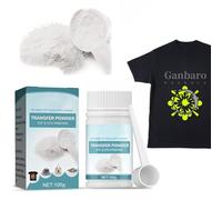 Transfer Paper T-Shirt Drawing Paper & Painting,DTF Powder Adhesive 100g,DTF Powder White Digital Transfer Hot Melt Adhesive,DTF PreTreat Transfer Powder for Dark Colored Garments,for All DTF