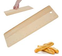 Transfer Peel Beech Bread Flipping Board Hanging Peel 38x12x0.5cm Wood Cookware Bread Making Tools Kitchen Tool Transfer Plate Moving Tray for Pizzas Cookies Pastries