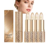 Transfer-Proof Color Changing Lipstick Long Lasting For Older Women, Tinted Lip Gloss Balm With Gold Foil, Lip Stain Long Lasting, Mature Woman Ph Adjusting&Winter Moisturizing Lipstick (4)