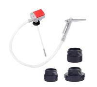 Transfer Pump - Fast Siphon Auto Sensor for Automotive Construction Farm Tank | High Flow Electric Liquid Dispenser with 3.2GPM Output, 3 Adapters and 51 Inch, Flexible Hose for Oil Water Use