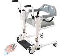 Transfer Wheelchair Adjustable Electric Bed Backrest Electric Patient Lift Multifunctional Patient Shower Chair, Opening and Closing, Shifter for The Elderly in Bed Paralyzed