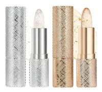 Transferproof Color-Changing Lipstick Color Alchemy Auto-Tints on Contact, Long-Lasting Moisturizing & Non-sticky, For All Skin Tones (Gold+Silver)