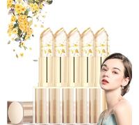 Transferproof Color-Changing Lipstick Color Alchemy Auto-Tints On Contact,Transferproof Colors ChangingLipstick,Clear ColorChanging Lipsticks,Long-Lasting Moisturizing (*5)