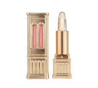 Transferproof Colour Changing Lipstick, Colour Changing Lip Balm With Gold Foil, Long Lasting Moisturizing Lip Gloss Set, Nutritious Crystal Makeup Set, Gift for Women And Girl (Sparkling Silver)