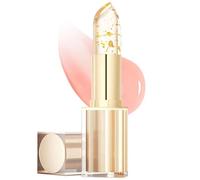 Transferproof Gold Foil Color Changing Lipstick - Transparent Crystal,Moisturizing Lip Plumper, Long-Lasting Tint Balm for Dry Cracked Lips, Girly Beauty Essentials