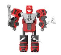 Transform Car Robot - Push And Go Transforming Vehicle | 5-in-1 Combineable Robot Toy | Take Apart Car Deformation Figure | Action Figure Vehicle Toy | Creative Engineering Building A