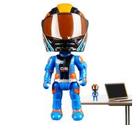 Transform Motorcycle Model - Articulated Pilot Figure, Collectable Mechanical Conversion | Displays for Imaginative Play, Hobby Collections, Dynamic Pose, Creative Story Scenes,