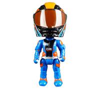 Transform Motorcycle Toy - Detailed Action Model, Unique Rider Figurine | Movable Jointed Design For Display With Creative Q Version Look Adding Playful Charm To Desks Shelves Cabinets Or Collector