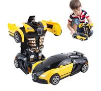 Transform Robot Car Toys - 2 in 1 Deformation Toy Car Action Figure | Pull Back Robot Çar for Boys and Girls, Convertible Ŕ Vehicle Toy for Kids Gift