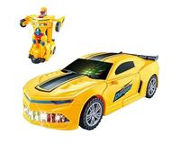 Transform Robot Race Car- Manual Transforming Action Figure, High-Speed Battle Robot | Light-Up Combat Vehicle, Features Dynamic Transformation, Encourages Imaginative Storytelling, Sparks Adventure