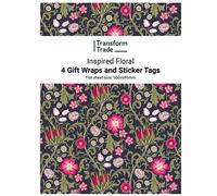 Transform Trade Gift Wrap - Inspired Florals - Pack of 4