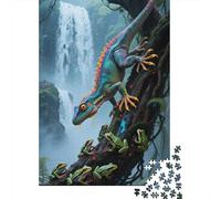 Transform Your Evening with Axolotl - 1000 Piece Wooden Puzzle Adventure - The Ultimate Brain Teaser for Adults