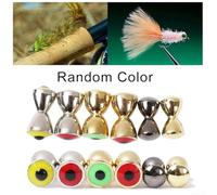 Transform Your For Flies with 25pcs of Brass Dumbbell Eyes Designed for Effective Fly Tying (4.8mm)