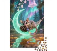 Transform Your Leisure Time with Flying Squirrel - 1000 Piece Wooden Jigsaw Puzzle - Fun And Educational for Every Age