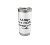 Transform Your Mind, Transform The World Stainless Steel Insulated Tumbler