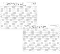 Transform Your Planning, Celebrate Every Spectacular Moment with the 2026 Wall Calendar, Dry-Erase Surface for Home, Office & Classroom,A Year of Spectacular Wall Planner 2026 (White-2pcs)