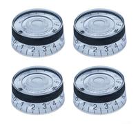 Transform Your Playing Experience with 4PCS Precision Controlled Volume Knobs (Transparent)