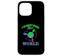 Transform Your World Motivational Empowerment Design Case for iPhone 13 Pro Max