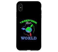Transform Your World Motivational Empowerment Design Case for iPhone XS Max