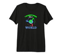 Transform Your World Motivational Empowerment Design Premium T-Shirt