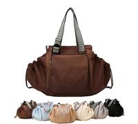 Transformable Cradle Bag Travel Storage Bag, Versatile Large Capability Travel Bag, Storage Duffel Bag with Handles (Brown)
